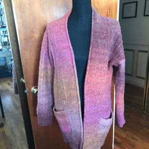 Christian siriano open front cardigan Sz M